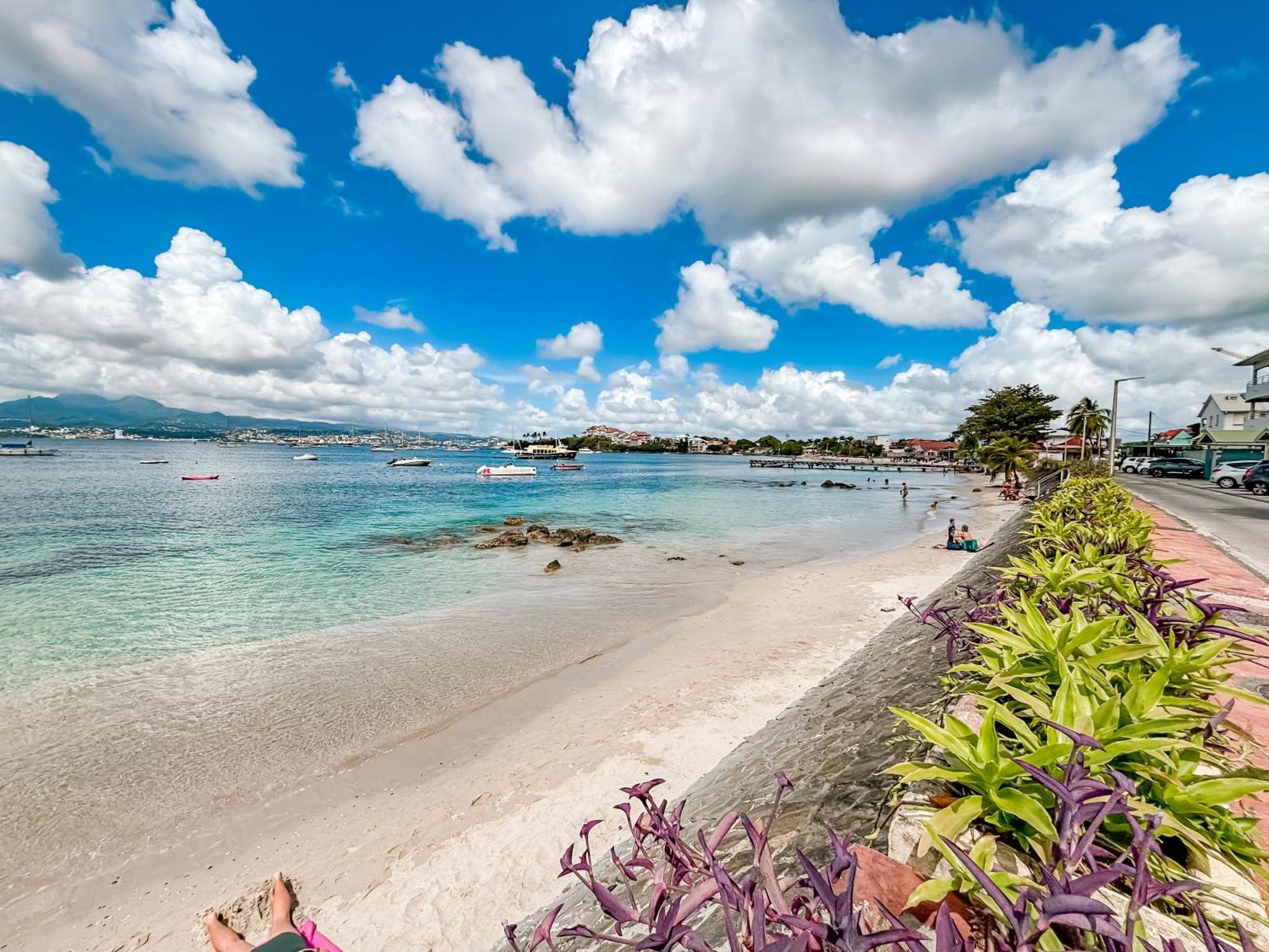 Le Nid Bleu Studio Vue Mer Les Trois-Ilets Exteriör bild